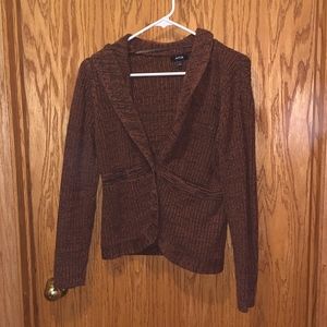 Rusty Orange Cardigan